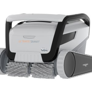Dolphin Ultimate Smart zwembadrobot bij het zwembad – automatische reiniging